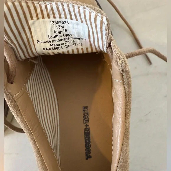 Tucker +Tate boys suede shoes. Size 13 medium . Excellent condition. - Picture 5 of 5